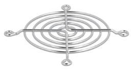 DELOCK σχάρα για 80mm ανεμιστήρα 67306, μεταλλική, ασημί