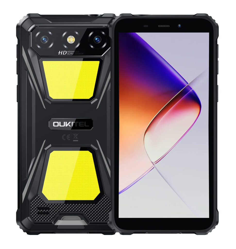 OUKITEL smartphone G5, 6", 4/128GB, 6300mAh, IP68/IP69K, μαύρο