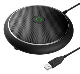 CMTECK επιτραπέζιο μικρόφωνο M003, omnidirectional, USB, μαύρο