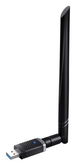 POWERTECH ασύρματος USB αντάπτορας δικτύου PT-1132, 1300Mbps, 2.4/5GHz