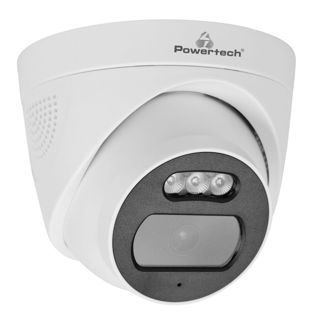 POWERTECH IP κάμερα PT-1237 με μικρόφωνο, 3.6mm, 4MP, PoE, IR 25m