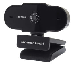POWERTECH web camera PT-1426, 0.9MP, 720p HD, fixed εστίαση, 1.5m, μαύρη