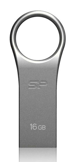 SILICON POWER USB Flash Drive Firma F80, 16GB, USB 2.0, ασημί