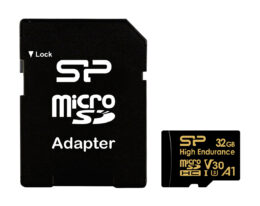SILICON POWER κάρτα μνήμης microSDHC High Endurance, 32GB, Class 10 UHS-I U3 A1 V30
