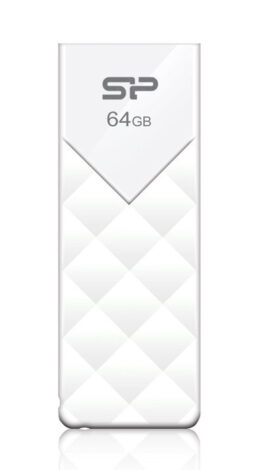 SILICON POWER USB Flash Ultima U03, 64GB, USB 2.0, λευκό