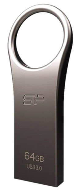 SILICON POWER USB Flash Drive Jewel 80, 64GB, USB 3.2, ασημί