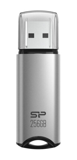 SILICON POWER USB Flash Drive Marvel M02, 256GB, USB 3.2, γκρι