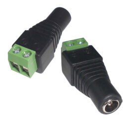 Βύσμα τροφοδοσίας DC θηλυκό ST-DC08, 5.5 x 2.1mm, σε κλέμα, 5 τμχ