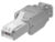 GOOBAY βύσμα RJ45 CAT 6 STP 38293, tool-free, ασημί, 38293