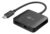 GOOBAY αντάπτορας USB-C σε 2x DisplayPort 60171, 8K/30Hz, MST, μαύρος, 60171