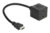 DELOCK splitter HDMI σε 2x HDMI θηλυκό 65226 με Ethernet, 1080p, μαύρο, 65226