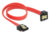 DELOCK καλώδιο SATA 83978, γωνιακό, 6Gb/s, 30cm, κόκκινο, 83978