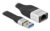 DELOCK αντάπτορας δικτύου 86937, USB, 1000Mbps Ethernet, 13cm, μαύρος, 86937