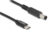 DELOCK καλώδιο τροφοδοσίας 87975, USB-C σε Dell 7.4x5mm, 1.5m, μαύρο, 87975