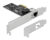 DELOCK κάρτα επέκτασης PCIe σε RJ45 89598, 2.5 Gbps, low profile, 89598