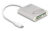 DELOCK card reader 91005 για micro SD/SD/CF, USB-C 5Gbps, γκρι, 91005