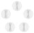 GOOBAY οργανωτές καλωδίων σιλικόνης 95183, 1 θέση, Φ7.8mm, λευκό, 5τμχ, 95183