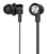 CELEBRAT earphones με μικρόφωνο D9, 10mm, 3.5mm, 1.2m, μαύρα, D9-BK