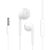 CELEBRAT earphones G12 με μικρόφωνο, 14.2mm, 3.5mm, 1.2m, λευκό, G12-WH