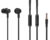 CELEBRAT earphones με μικρόφωνο G19, 3.5mm, 1.2m, μαύρα, G19-BK