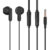 CELEBRAT earphones με μικρόφωνο G23, 3.5mm, 1.2m, μαύρα, G23-BK