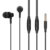 CELEBRAT earphones με μικρόφωνο G25, 3.5mm, 1.2m, μαύρα, G25-BK