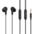 CELEBRAT earphones με μικρόφωνο G26, 3.5mm, 1.2m, μαύρα, G26-BK