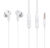 CELEBRAT earphones με μικρόφωνο G26, 3.5mm, 1.2m, λευκά, G26-WH