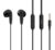 CELEBRAT earphones με μικρόφωνο G27, 3.5mm, 1.2m, μαύρα, G27-BK