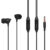 CELEBRAT earphones με μικρόφωνο G7, 3.5mm, 1.2m, μαύρα, G7-BK