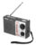 HMIK φορητό ραδιόφωνο & ηχείο MK-918 με φακό, USB/TF/AUX, γκρι, LXMK918S