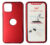 POWERTECH Θήκη Body 360° με Tempered Glass για iPhone 11 Pro, κόκκινη, MOB-1418