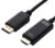 POWERTECH καλώδιο DisplayPort σε HDMI PTH-075, 4K/30Hz, 1m, μαύρο, PTH-075