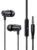 USAMS earphones με μικρόφωνο EP-42, 3.5mm, 1.2m, μαύρα, SJ475SGHSTZ01